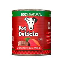 Pet Del Caçarolinha de Carne 320G Cães - Pet Delícia