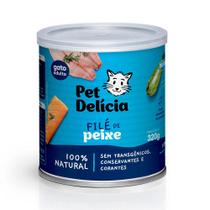 Pet delícia ração úmida filé de peixe gatos 320g Pet delícia ração úmida filé de peixe gatos 320g