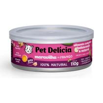 Pet delícia ração úmida maravilha de frango gatos 110g Pet delícia ração úmida maravilha de frango gatos 110g