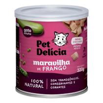 Pet delícia ração úmida maravilha de frango gatos 320g Pet delícia ração úmida maravilha de frango gatos 320g