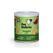 Pet delícia ração úmida veggie dog cães 320g