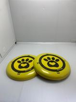 Pet frisbee amarelo pets resistente