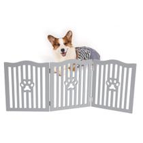 Pet Gate Trimate Wooden Freestanding para cães e gatos pequenos