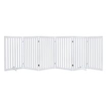 Pet Gate unipaws 305 cm, extra largo, dobrável, interior branco Pet Gate unipaws 305 cm, extra largo, dobrável, interior branco