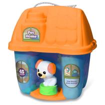 Pet Home com Blocos Azul - Baby Land - Cardoso Toys Pet Home com Blocos Azul - Baby Land - Cardoso Toys