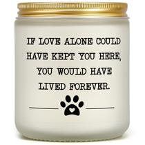 Pet Memorial Candle CINGUE: presente de simpatia pela perda de um cão e gato