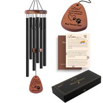 Pet Memorial Wind Chimes VENBEEL de 28 polegadas em alumínio e pinho