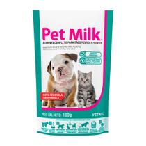 Pet Milk Sachê 100g Substituto Leite Materno para Filhotes