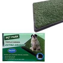 Pet Park Banheiro Grama Sintética Extra Grande Eco P/ Cães