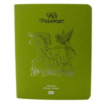Pet Passport United Pet Club Color Premium PU Leather Limão