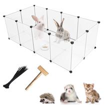 Pet Playpen Kathson Plastic Portable Bunny Pen para animais de estimação pequenos