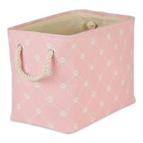Pet Storage Bone Dry Paw and Bone Trellis rosa Medium