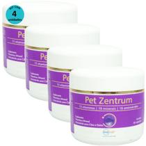 Pet zentrum soft gel com 30 cápsulas para cães e gatos kit com 4 Pet zentrum soft gel com 30 cápsulas para cães e gatos kit com 4