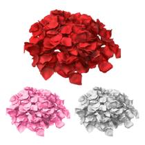 Pétalas Artificiais Rosas Plástico - 130 Unidades