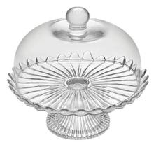 Petalas Boleira De Vidro Com Pé Mesa Posta Cafeteria Porta D