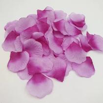 Pétalas De Rosas Lilás Artificiais Casamento Festas 500u