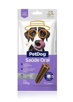 Petdog saúde oral raças médias e grandes 170g 7 unidades