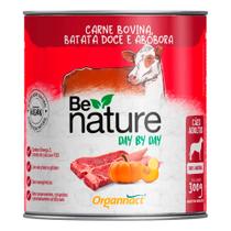 Petê Be Nature Day By Day para Cães Adultos Sabor Carne Bovina, Batata Doce e Abóbora 300 g