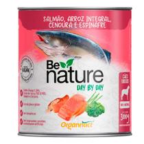 Petê Be Nature Day By Day para Cães Idosos Sabor Salmão, Arroz Integral, Cenoura e Espinafre 300 g - ORGANNACT