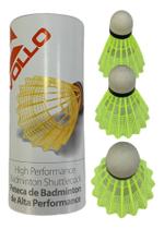 Peteca Badminton - Tubo com 6 unidades