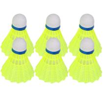 Petecas de badminton Alomejor Professional 6 peças amarelas