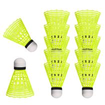 Petecas de badminton ZIYIZE, pacote com 12, nylon durável Petecas de badminton ZIYIZE, pacote com 12, nylon durável