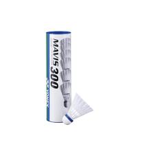Petecas YONEX Mavis 300 de nylon branco de 1/2 dúzia