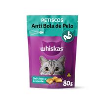 Petisco Anti Bola de Pelo p/ Gatos Whiskas 80g