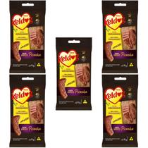 Petisco bifinho macio keldog max picanha angus cães 91g 5 un