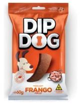 Petisco Bifinho Natural Para Cães Sabor Frango Dip Dog 500 Gramas