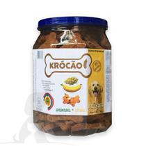 Petisco Biscoito Krócão Banana E Aveia 1Kg Para Cães