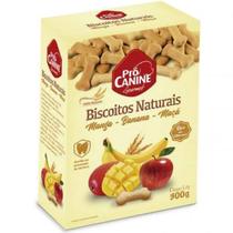 Petisco Biscoito Natural para Cães PróCanine Manga, Banana e Maça 300g Petisco Biscoito Natural para Cães PróCanine Manga, Banana e Maça 300g