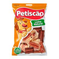 Petisco Cães Petiscão Pele Bovina Palito 80G