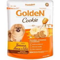Petisco Cookie Golden para cães adultos sabor banana, aveia e mel 350g. Petisco Cookie Golden para cães adultos sabor banana, aveia e mel 350g.
