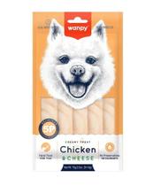 Petisco Cremoso para Cães Chicken e Cheese Wanpy 5unid
