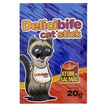 Petisco Delicibife Cat Stick para Gatos sabor Atum e Salmão 20g