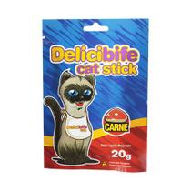 Petisco Delicibife Cat Stick para Gatos sabor Carne 20g - Xisdog