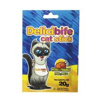 Petisco Delicibife Cat Stick Peru e Frango - 20 g