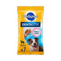Petisco Dentastix para Cães Adultos Raças Médias com 7 unidades de 180g - PEDRIGREE Petisco Dentastix para Cães Adultos Raças Médias 180g - PEDRIGREE