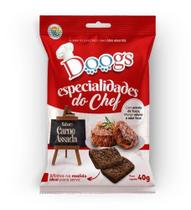 Petisco Doogs Especialidades do Chef Carne Assada para Cães - 40g - Doogs Pet