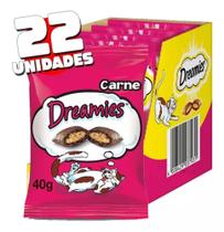 Petisco Dreamies Biscoitos Para Gatos Adultos - Caixa 22uni.