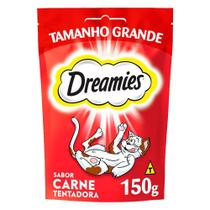 Petisco Dreamies Carne Tentadora para Gatos Adultos - 150 g