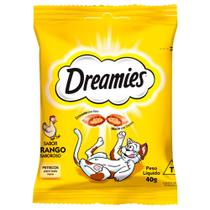 Petisco Dreamies Frango Para Gatos Adultos 40g