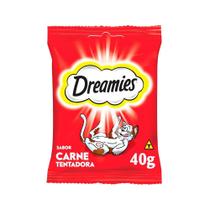 Petisco Dreamies Sabor Carne Tentadora para Gatos Adultos 40g