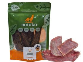 Petisco Esôfago Bovino 4 Un Desidratado Mordedor 100% Natural Para Cães e Gatos - Natuka