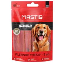 Petisco Filezinho Mastig Chips 6" - 5 Unidades Petisco Filezinho Mastig Chips 6" - 5 Unidades