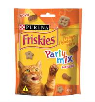 Petisco friskies party mix sabor frango figado e peru