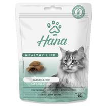 Petisco Gato Hana Catnip Adultos Snacks funcionais 60g