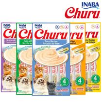Petisco Gato Purê Inaba Churu - Atum (Pacote com 4 tubos)