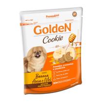 Petisco Golden Cookie Para Cães Adultos Com Banana Aveia e Mel 350g